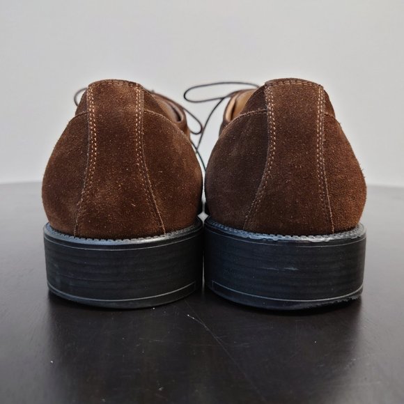 Salvatore Ferragamo Lace Up Suede Shoes main image 4
